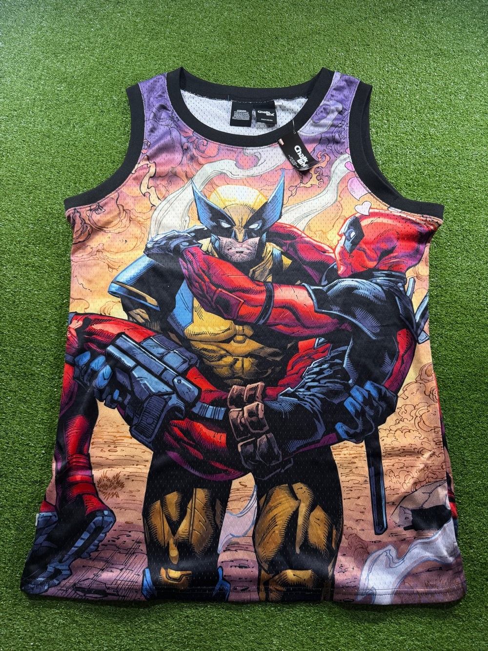 Deadpool & Wolverine Chalk
Line Besties Venice Jersey MSRP
$100 Men's
